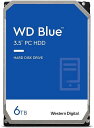 Western Digital EGX^fW^ WD Blue  HDD n[hfBXN 6TB SMR 3.5C` SATA 5400rpm LbV256MB PC [J[ۏ2N WD60EZAZ-EC yK戵㗝Xz