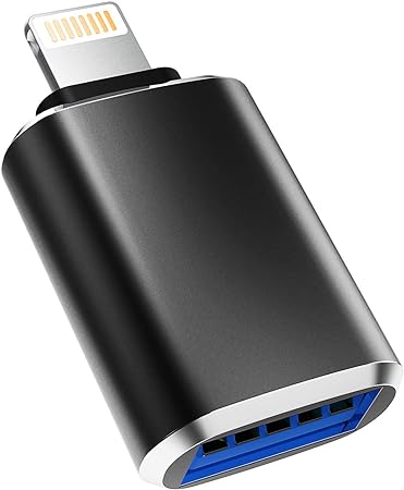 Lightning USB変換OTGアダプタiPhoneライトニングusb3.0アダプターアップルカメラコンバーターApple MFI認証アイフォンusb-aデータ移行バックアップ繋ぐあだぷたー対応iPhone.5 インチ IPad Pro