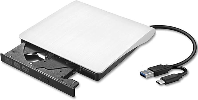 ブルーレイドライブ 外付け 【2026】 blu-ray CD/VCD/DVD/BD 外付けブルーレイプレーヤー blu-ray 外付けドライブ USB3.0 USB-A＆Type-C両接続 軽量 薄型 静音設計 ind