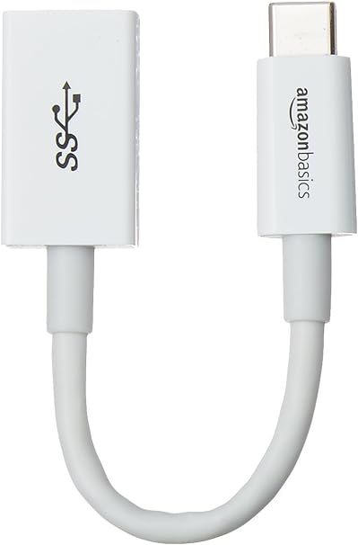 USB-C to USB-A 3.1 Gen1 メスアダプターケーブル変換器 高速5Gbps USB-IF認証取得 ノートパソコン/タブレット/スマートフォン用 ホワイト