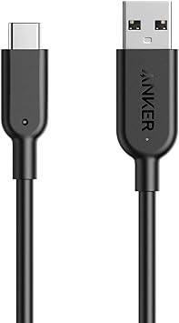 Anker PowerLine II USB-C & USB-A 3.1(Gen2) ケーブル(0.9m ブラック)【USB-IF認証取得/超高耐久】 Galaxy S10 / S10+ / S9 / S9+、8)、その他USB-C機器対応