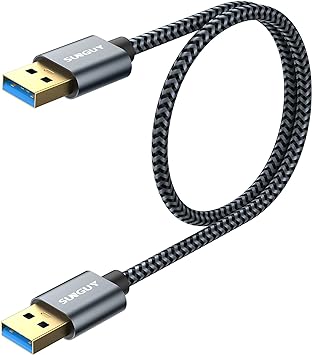 SUNGUY USB 3.0 ケーブル 0.5M タイプA-タ