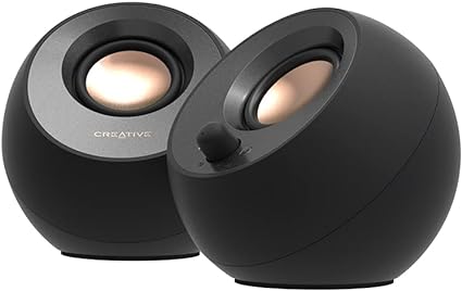 Creative Pebble V3 ブラック USB/Bluetooth/3.5mmピン 8W RMS ピーク出力16W USB Type-C/A SP-PBLV3-BK