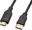 Amazonベーシック DisplayPort - HDMI 変換ケーブル 0.9m ハイスピード ブラック