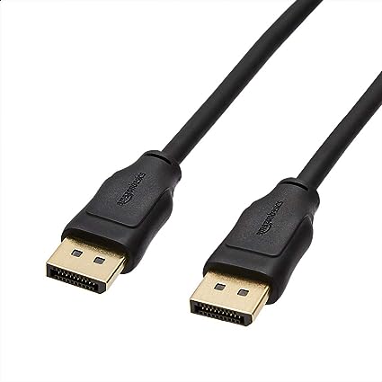 DisplayPort to DisplayPortケーブル 1.8m デスクトップパソコン対応 ブラック