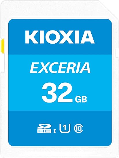 KIOXIA(キオクシア) 旧東芝メモリ SDカード 32GB SDHC UHS-I Class10 読出速度100MB/s 日本製 国内正規品 メーカー保証5年 KLNEA032G