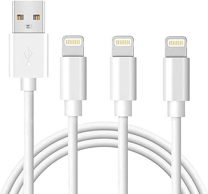 iphone 充電 ケーブル ライトニングケーブル MFi認証【2M 3本セット】 充電器 ケーブル 急速充電 lightning ケーブル アイホン充電 断線防止 超高耐久 iPhone 13/13 Pro//7/6/ iPad 各種対応