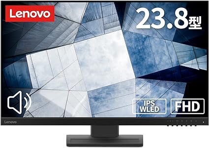 Lenovo L24-28 j^[ (23.8C` IPS WLEDt FHD [J[3Nۏ Xs[J[t   px VESA HDMIP[ut) ubN 66EBMAC4JP