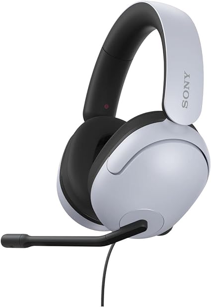 ソニー(SONY) ゲーミングヘッドセット INZONE H3 MDR-G300:有線接続/立体音響/低遅延/長時間使用しても疲れづらい/ブームマイク付き / PS5 Switch/テレワークでも使える/EVO 2023競技ギア/ ホワイト