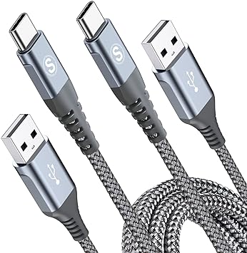 USB Type C ケーブル【2M/2本】急速充電 タイプc ケーブル【PD& QC3.0対応60W急速充電】type-c ケーブル 高速データ転送usb c ケーブル iPhone 15 Plus Pro d USB-C機器対応 グレー