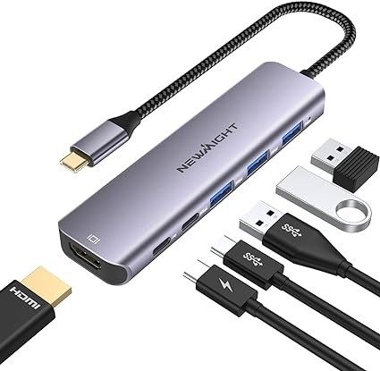 USB C nu 6-in-1A_v^ hdmi type-c 4K@30HZ HDMI type-c 2|[gUSB-A 3.0~3|[g 5Gbpsf[^] PD 100W }[d }`|[gA_-1type-c *2|[g)