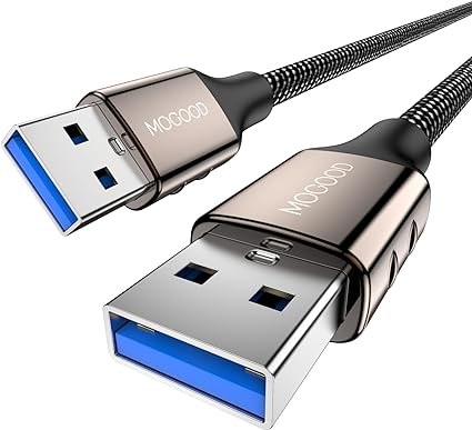 MOGOOD USB 3.0 P[u ^CvA-^CvA IX-IX (1m), USB to USBP[u HDDGN[WAJA菑{[hATV BoxAJADVDv[[Av^AfȂǂƌ݊ p