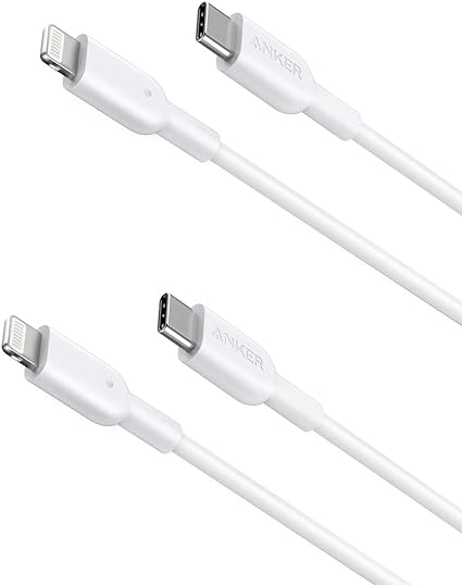 【2本セット】Anker PowerLine II USB-C & ライトニングケーブル 0.9m 2本セット MFi認証 PD対応 iPhone 14 / 13 / 12 / SE(第3世代) 各種対応 (ホワイト)