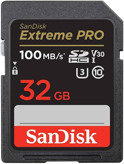 SanDisk  SDカード 32GB SDHC Class10 UHS-I V30 読取最大100MB/s SanDisk Extreme PRO SDSDXXO-032G-GHJIN 新パッケージ
