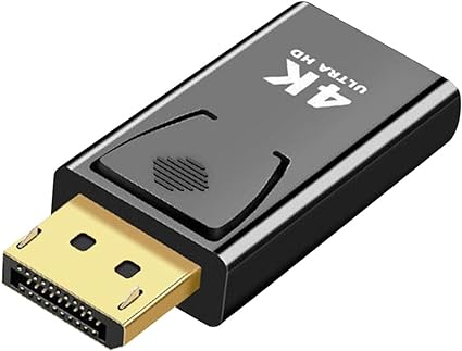 サムコス DP to HDMIアダプタ 4K 60Hz DisplayPort to HDMI変換アダプタ 3D対応 HDMI コネクタ 保護 拡張 オスメス 左右変換 コネクター 金メッキディスプレイポート（DPオス → HDMIメス）