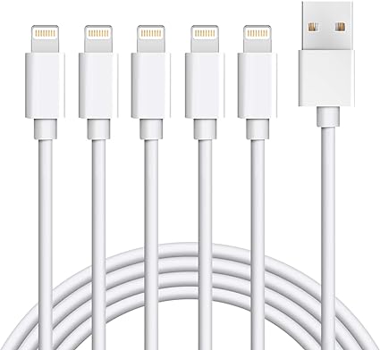 【1.8M×5本】iPhone 充電ケーブル ライトニングケーブル アイフォン USB 充電コード Lightning ケーブル 急速充電 USB同期 高速データ転送 高耐久 断線防止 iPhone iPad iPod AirPods 多種対応