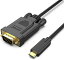 BENFEI 1.8m USB C - VGA ケーブル、USB Type-C - VGA ケーブル [Thunderbolt 3/4 互換] iPhone 15 Pro/Max、MacBook Pro/Air Book 3 および もっと