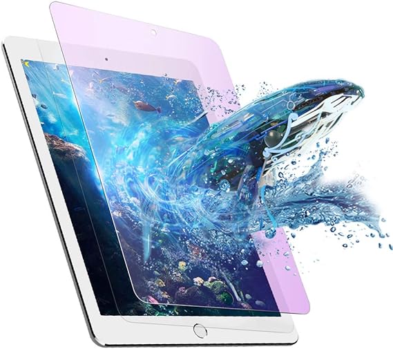 【ブルーライトカット】iPad10.2 ガラスフィルム アイパッド第9世代/第8世代/第7世代 強化ガラス アイパッド10.2 保護ガラス 液晶保護フィルム【目に優しい/硬度9H/貼り付け/気泡ゼロ/指紋防止】【1枚セット】