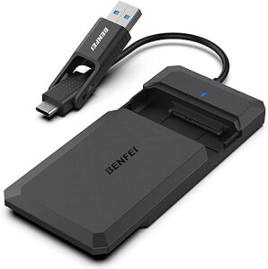 BENFEI 2.5  SATA to USB ġե꡼դϡɥɥ饤֥󥯥㡢USB Type-C/Type-A to SATA ߴ2.5  SSD  (SSD ˺ŬUATA III 򥵥ݡ)