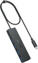 Anker USB-C f[^ nu (4-in-1, 5Gbps) 60cmP[u f[^] USB 3.0 USB-A|[g MacBook/iMac/Surface/Windows