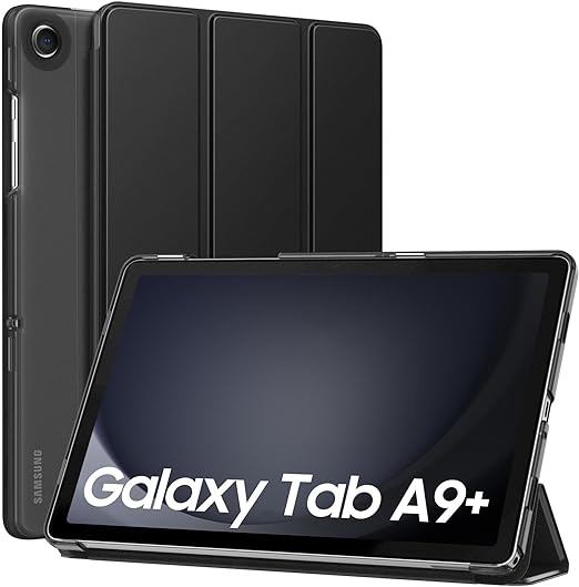 MoKo Galaxy Tab A9+ ケース Galaxy Tab A9 Plus ケース サムソンギャラクシーA9+ 11インチ2023専用手帳型カバー SM-X210NZAAXJP オートスリープ機能 三止 スマートケース Black