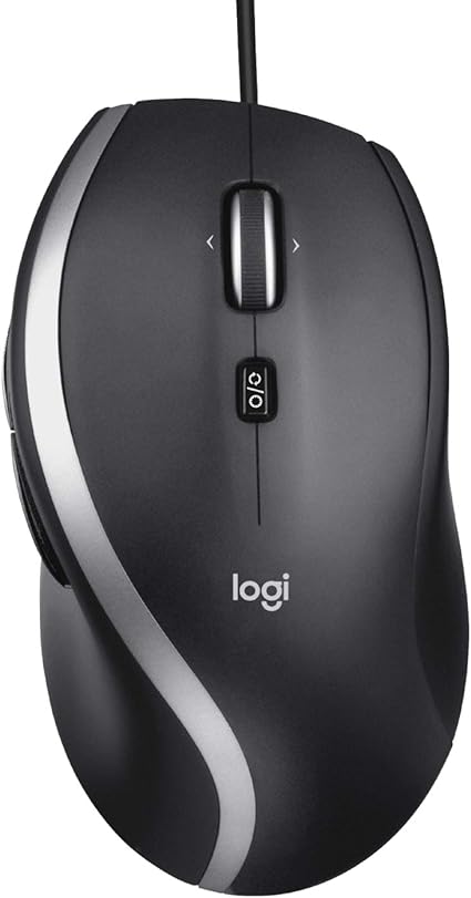 Logicool(ロジクール) 有線 マウス M500s 高速スクロールホイール 7ボタン USB ブラック 有線マウス 4000dpi M500 windows mac chrome