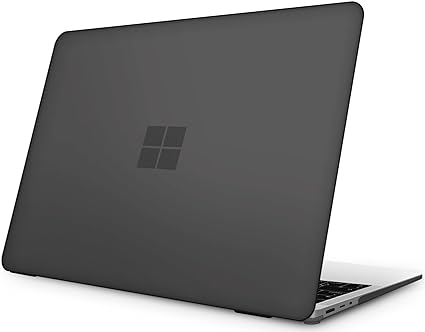 【マット加工・ブラック 特別版】NPUOLS Surface Laptop Go 3 / 2 / 1 2023 2022 2020年発売 12.4 インチ ケース カバー 薄型 耐衝? 男子 サーフェス ラッ 対応 マット加工・ブラック 