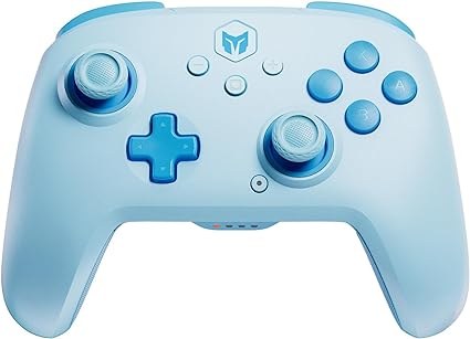 BIGBIG WON Wireless Controllers メカニカルスイッチ コントローラー Switch コントローラー Bluetooth無線/有線接続 連射機能 4階段HD振動 NFC機能 背面ボ付き CHOCO-Blue 