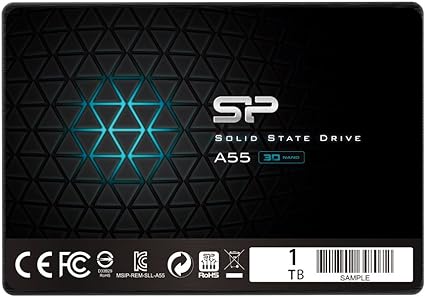 VRp[ SSD 1TB 3D NAND̗p SATA3 6Gb/s 2.5C` 7mm PS4mF 3Nۏ A55V[Y SP001TBSS3A55S25