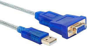 DTECH USBꥢ륱֥ 1.8m USB-RS232C Ѵ ³ ֥ USBtypeA to D-sub9ԥ ᥹ RTX꡼ ޥϥ롼 Windows10/8/7/Macб