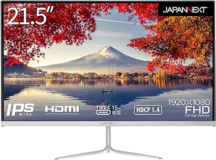 JAPANNEXT 21.5C`IPSpl tHDtj^[ JN-IPS215FHD-C-N HDMI USB-C(15Wdj sRGB95%