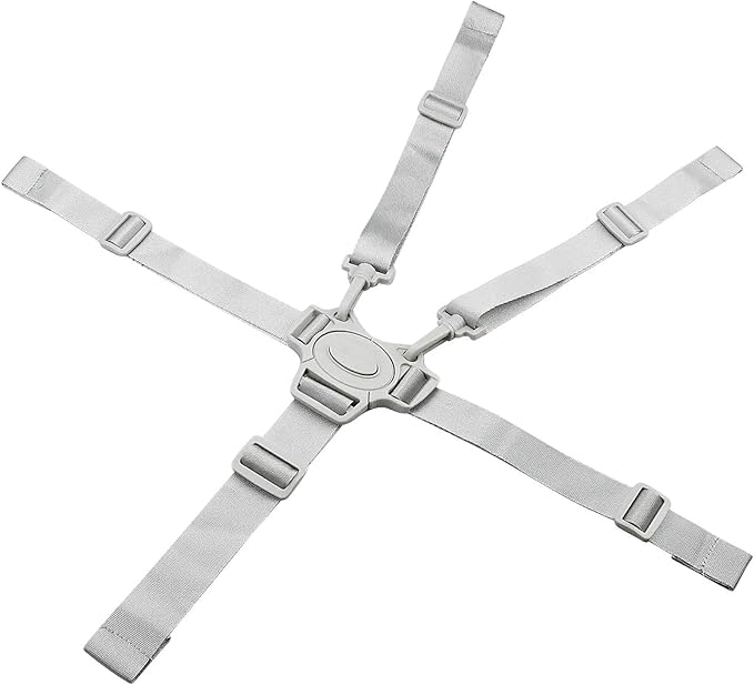 ベビー 椅子 ベルト 5点式 ベビーカーベルト 安全固定ベルト ストラップ ハーネス 赤ちゃん・子供 ...