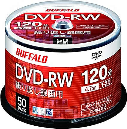 バッファロー DVD-RW くり返し録画用 