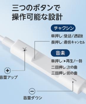 【Type-Cイヤホン】ハンズフリー通話対応 高音質マイク付き 45度耳掛け式 軽量設計 有線 ホワイト 快適フィット 長時間装着 耳が痛くならない 快適性 軽量モデル 疲れにくい iPhone15/15Pro/15Pro Max/15Plus/16/16Pro/16Pro Max/16Plus対応