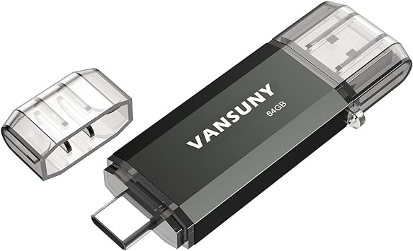 Vansuny USBメモリ 64GB タイプC フラッ