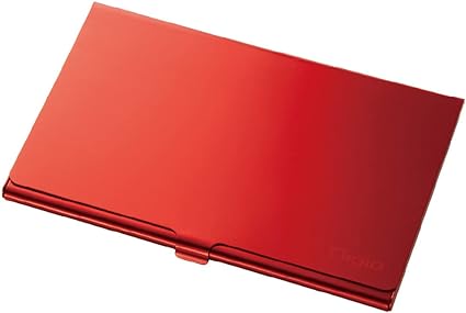 ナカバヤシ Digio2 メモリーカードケース アルミ SDカード 1枚 ・ microSDカード 6枚 収納 レッド Z2944