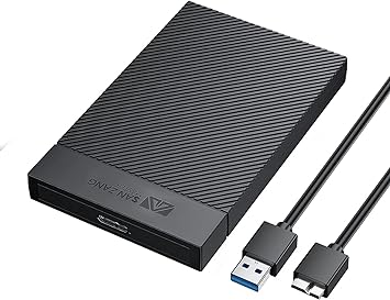 SAN ZANG MASTER 2.5インチ HDD ケース USB 3.0接続 UASP対応 5Gbps高速転送 HDD外付けケース 2.5インチ SSDケース 4TB容量対応 ハードディスクケース 工具不要ル付属【2.5型専用】ブラック