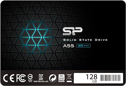 SP Silicon Power VRp[ SSD 128GB 3D NAND̗p SATA3 6Gb/s 2.5C` 7mm 3Nۏ A55V[Y SP128GBSS3A55S25