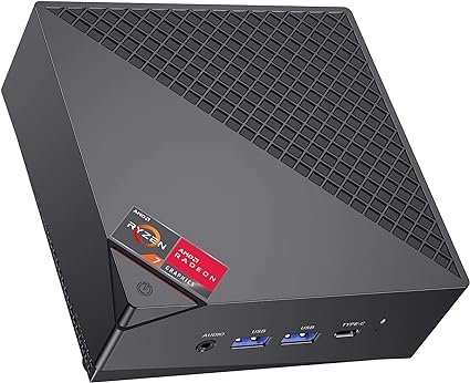 SkyBarium ミニPC Ryzen 7 5700U 32GB RAM 1TB NVMe SSD Mini PC 8コア16スレッド 最大4.3GHz 4K60HZトリプルディスプレイ出力, 小型pcデスクる.（5700U 32 1T）