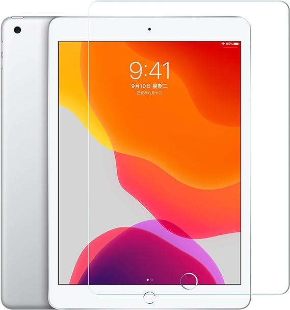 【2枚セット】iPad 9.7 2018 第6世代/2017 5世代 ガラスフィルム iPad 9.7 インチ ガラス液晶保護フィルム 強靭9H 旭硝子素材 0.3mm 飛散防止 指紋防止 貼付簡単iPad9.7/Air2/iPadPro 9.7用