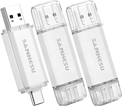 SANKESU 64GB 3Zbg USB XeBbN 3.0 USB C tbV hCuAUSB-A & ^Cv C OTG USB AfA  XeBbN PC/bvgbv/^Cv у^ubgƌ݊()