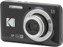 KODAK (コダック) PIXPRO 使いやすい ズーム FZ55-BK 16MP デジタルカメラ 光学5倍ズーム 広角 28mm 2.7インチ液晶画面 (ブラック)