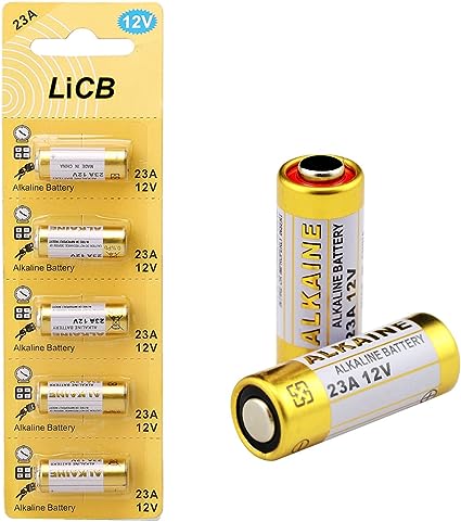 LiCB 5本セット 23A 12V アルカリ電池【MS21、23AE、23A、A23、V23GA、MN21、LRV8-1BP、181A、3LR50互換】