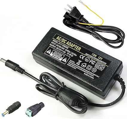 Geluorui ACアダプター 12V 6A 電源アダプター 72W DC12v 5A 4A スイッチング電源 LED テープライト ビデオ 防犯カメラ 監視カメラ給電用 電源アダプター AC100V→DC1 ac dc 12v安定化電源