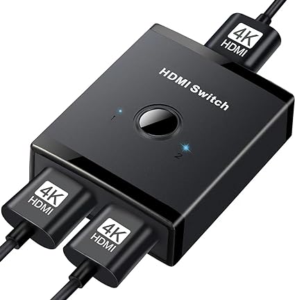 【2024新型】HDMI 切替器 4k@60Hz HDMI 分配器 NUIKOTI双方向 HDMIセレクター 1入力2出力/2入力1出力 手動 HDMI 切り替え器 Xbox PS5/4/3 TV Stick レビ プロジェクター 等に適用