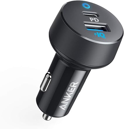 Anker PowerDrive PD 2（32W 2ポート カーチャージャー）【USB Power Delivery対応/PowerIQ搭載/コンパクトサイズ】iPhone 15 シリーズ..