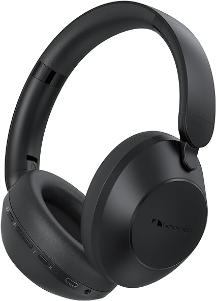 Nakamichi ナカミチサウンド 【ワイヤレス ヘッドホン Bluetooth 5.3】ブルートゥースヘッドホン/ヘッドセット/ANCノイズキャンセリング/マルチポイント対応/50時間連続再生/低遅延モード Elite Five ANC