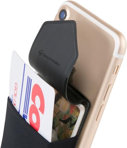 SINJIMORU 手帳型 カードケース、SUICA PASMO カード入れ パース ケース iPhone14 Plus Pro Pro Max iPhone 13 12 シリーズ対応 スマホ 背面 カードホルダー、シンジポ-チflap、ブラック。
