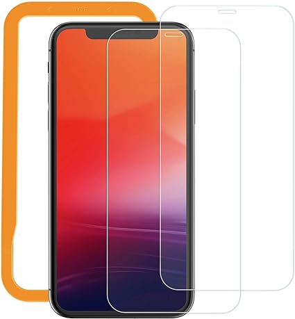 NIMASO ガラスフィルム iPhone 11 Pro Max/Xs Max (xsmax) 用 強化 ガラス 液晶 保護 フィルム 2枚セット ガイド枠付き NSP20F77