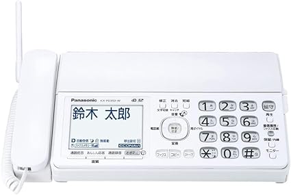 ѥʥ˥å ǥ륳ɥ쥹 ̻ FAX ɻߵǽ ò6ʳĴ KX-PD350DL-W (ƵΤߡҵ̵